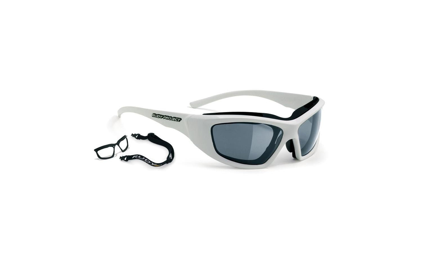 Guardyan White With Photochromic BlackLenses | Rudy Project Cycling Sunglasses and Helmets