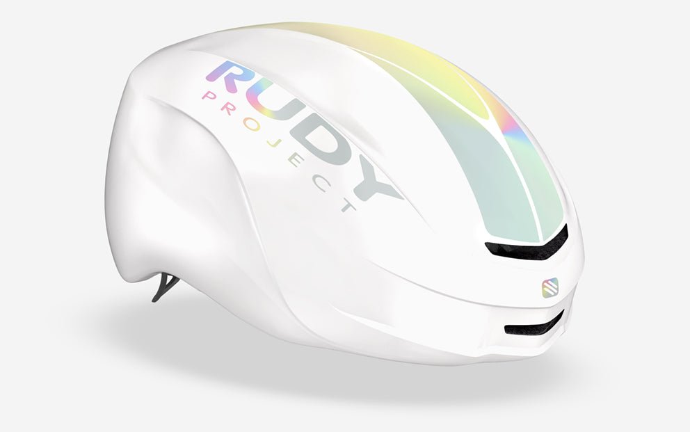 Rudy Project Nytron Pro Aero Road Helmet – White Iridescent | Rudy Project Cycling Sunglasses and Helmets