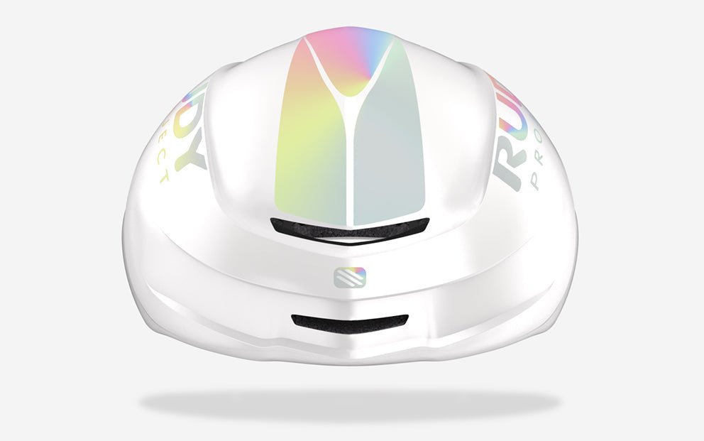 Rudy Project Nytron Pro Aero Road Helmet – White Iridescent | Rudy Project Cycling Sunglasses and Helmets