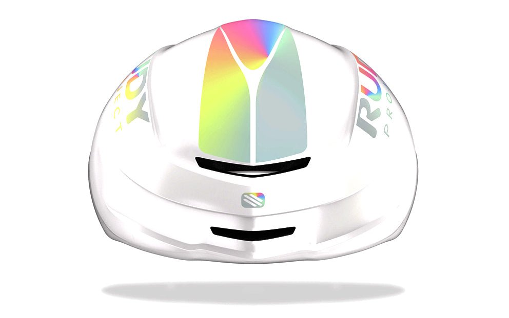 Rudy Project Nytron Pro Aero Road Helmet – White Iridescent | Rudy Project Cycling Sunglasses and Helmets