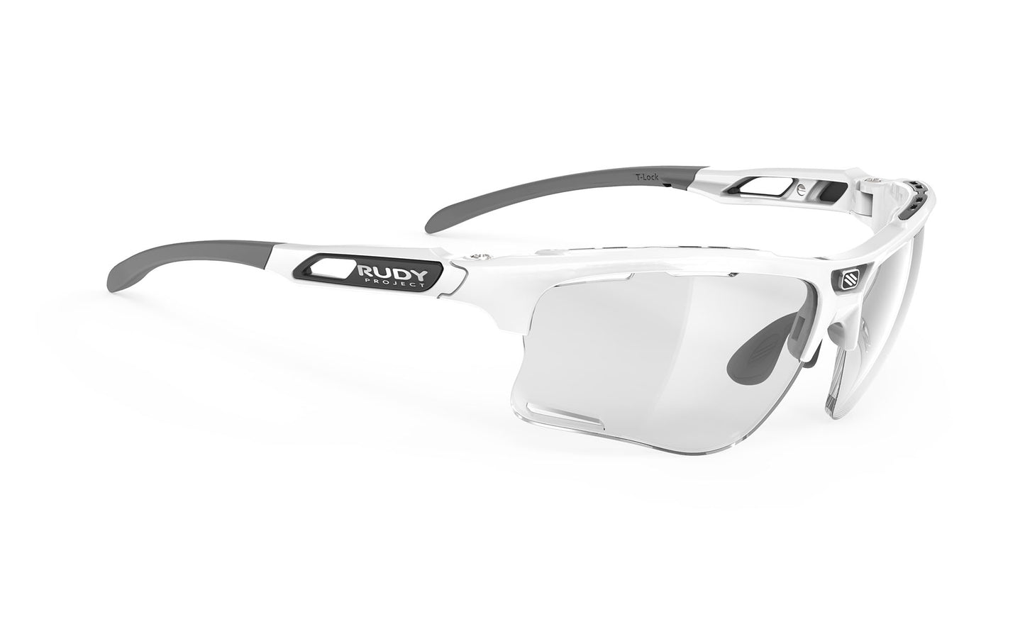Rudy Project Keyblade White Photochromic Laser Black Lens | Rudy Project Cycling Sunglasses and Helmets