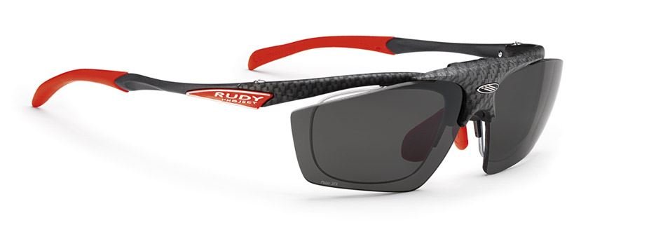 Rudy Project Impulse Carbonium Polarized lens with Flip - Up RX Sunglass | Rudy Project Cycling Sunglasses and Helmets
