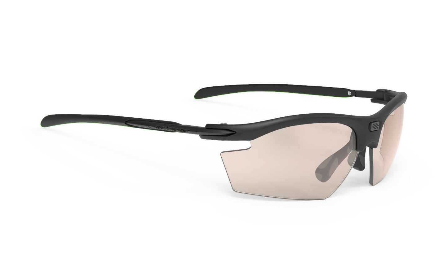 Rydon Single Vision Black Stealth Photochromic Brown Lens / Diamond Coating | Rudy Project Cycling Sunglasses and Helmets