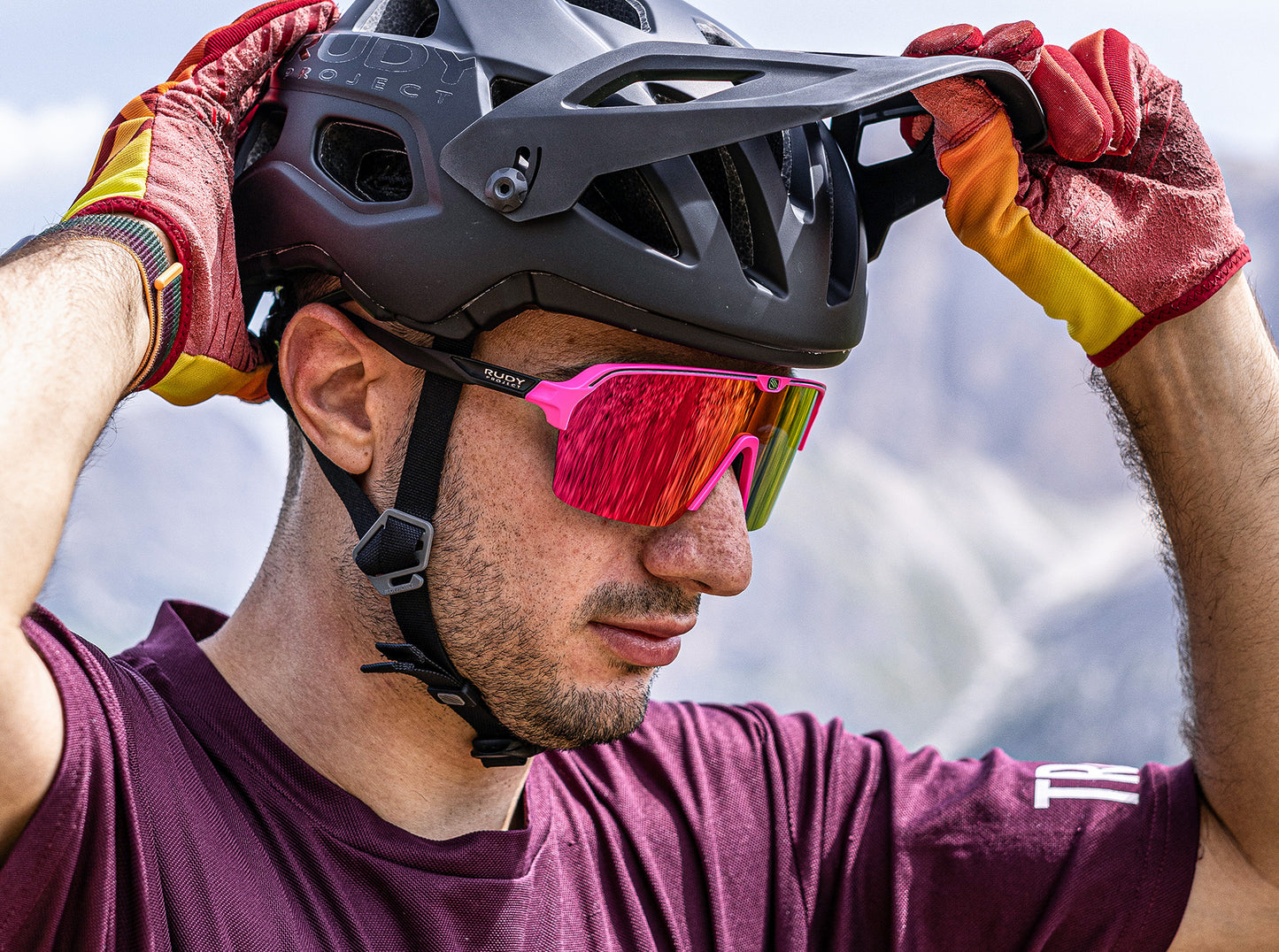 Rudy Project Spinshield AIR: Lightweight Semi-Rimless Cycling Sunglass