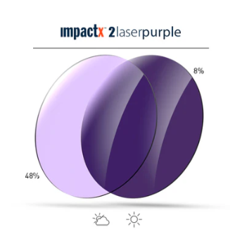 photochromic purple lenses 