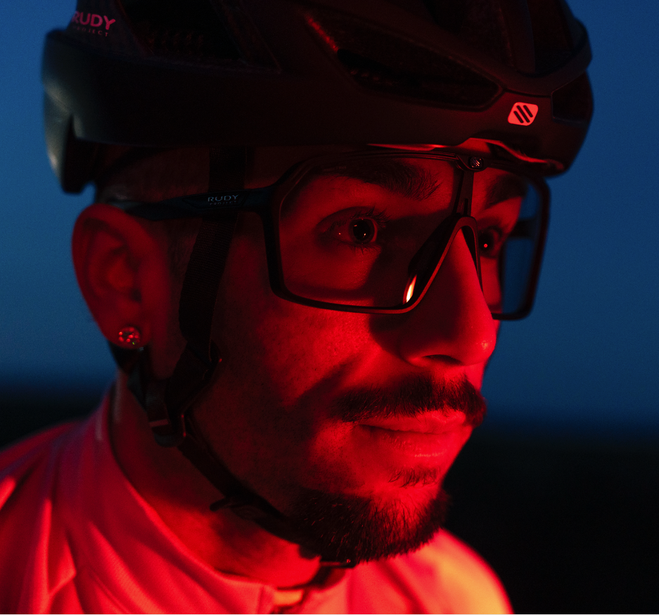 rudy project photochromic impactx lenses that change colour 