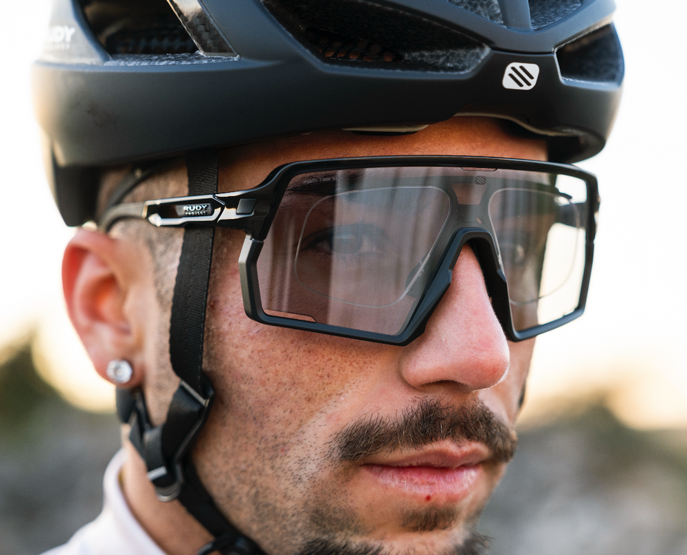 rudy project prescription with rx clip insert for cycling