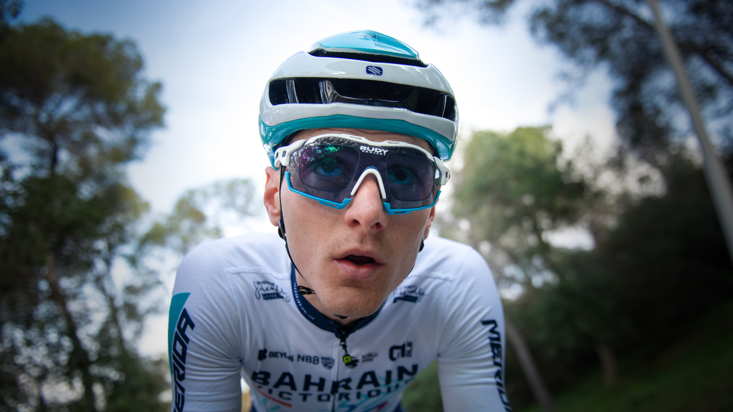 rudy project direct inframe prescription cycling sunglasses with photochromic lenses, UV400 protection single or progressive vision