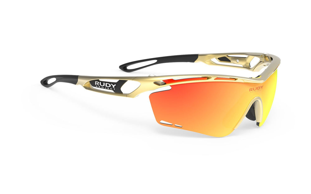 Rudy Project Tralyx Gold with Multi Laser Orange Lenses Rudy Project 