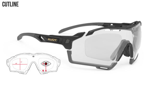 Cutline Black Matte Photochromic Black Lens / Diamond Coating Rudy Project 