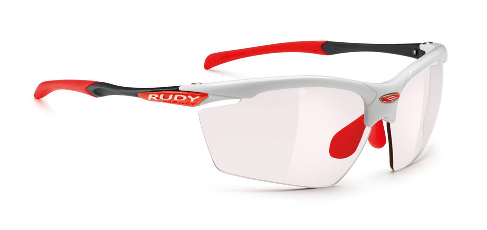 Rudy Project Agon White Photochromic Red Lenses Rudy Project 